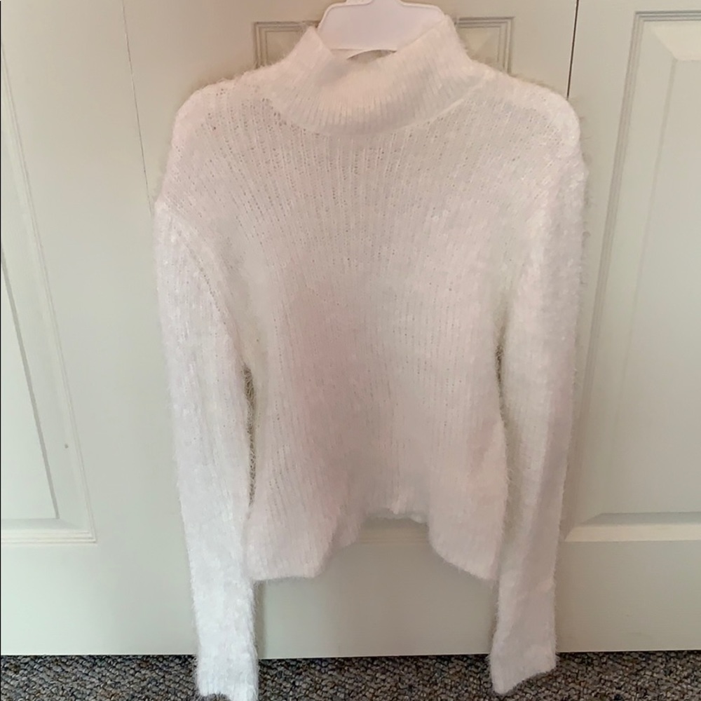 White Turtleneck sweater
